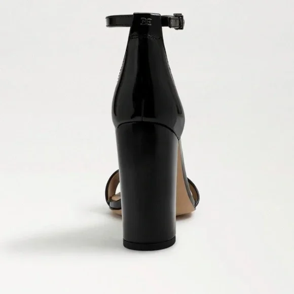 Sam Edelman Yaro Black Block Heel Sandal Size 8.5 - Picture 4 of 4